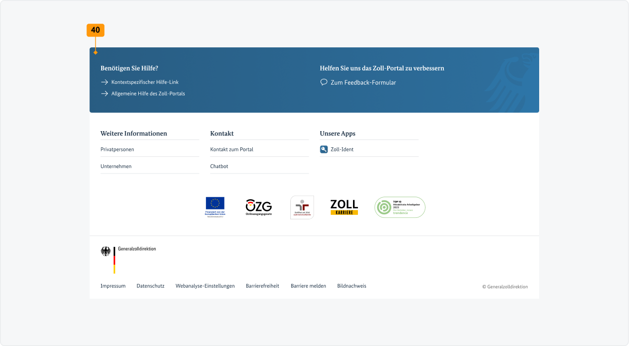 Visualisierung der CSS-Regeln zu Ziffer  bis  aus der folgenden Tabelle.