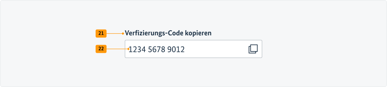 Visualisierung der CSS-Regeln zu Ziffer 21 bis 22 aus der folgenden Tabelle.