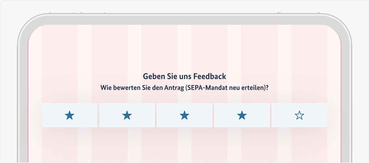Alternative Darstellung auf einer größeren Geräteklasse.