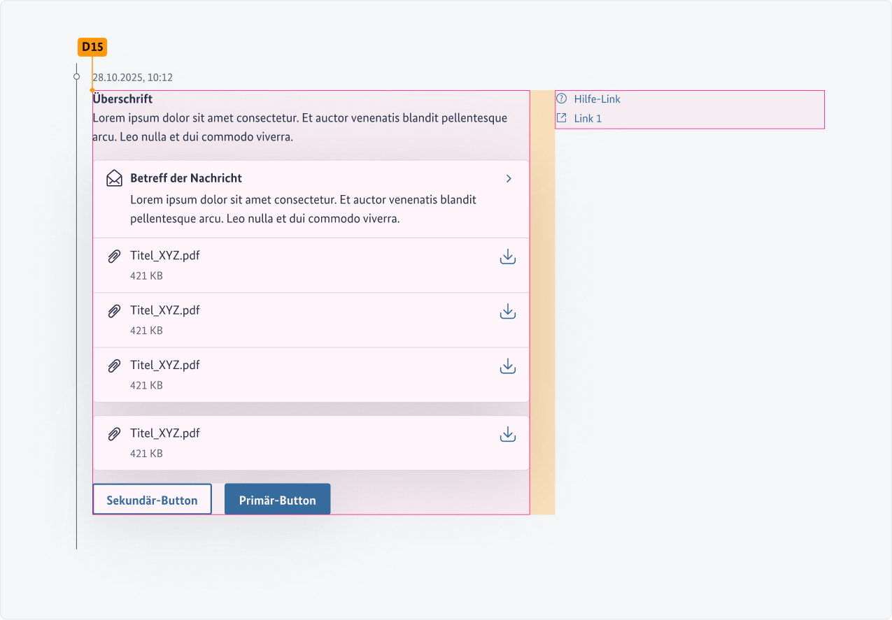 Visualisierung der CSS-Regeln zu Ziffer  bis  aus der folgenden Tabelle.